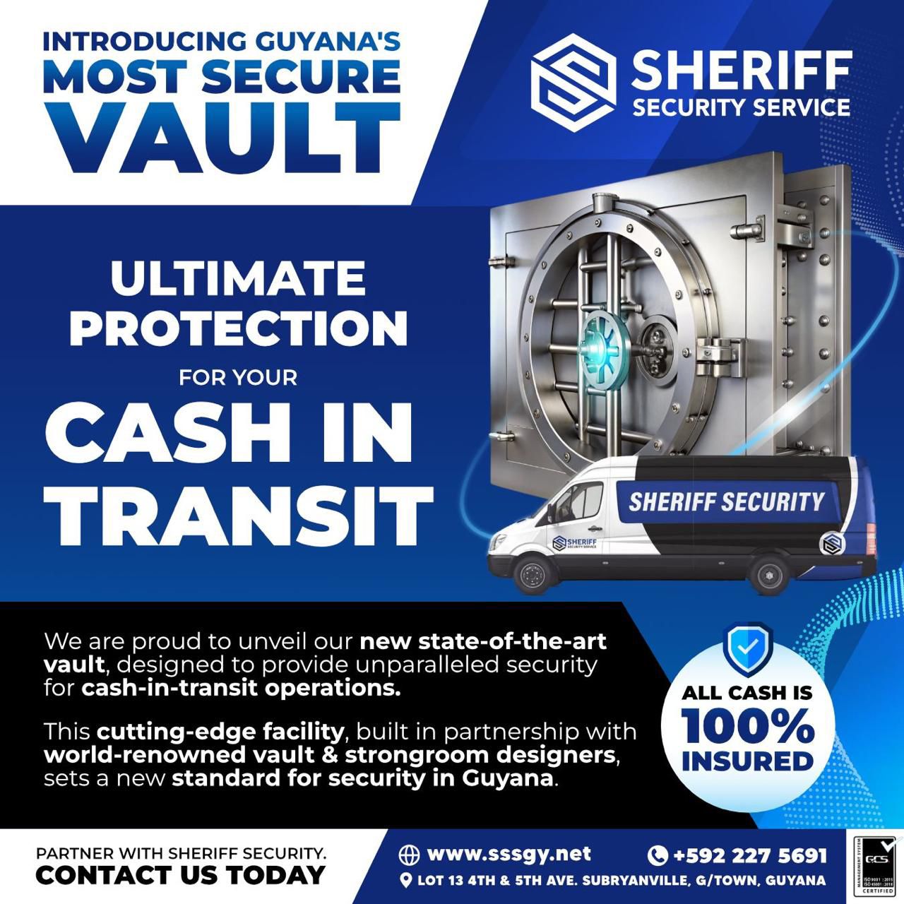 Sheriff Cash In Transit Ad